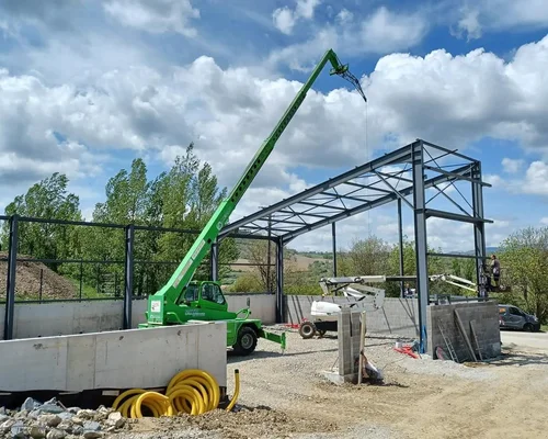 Installation de construction métallique, Arnal et Gély en Aveyron