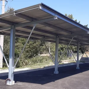 Ombrière photovoltaïque conception, fabrication, installation en Aveyron, Arnal et Gély